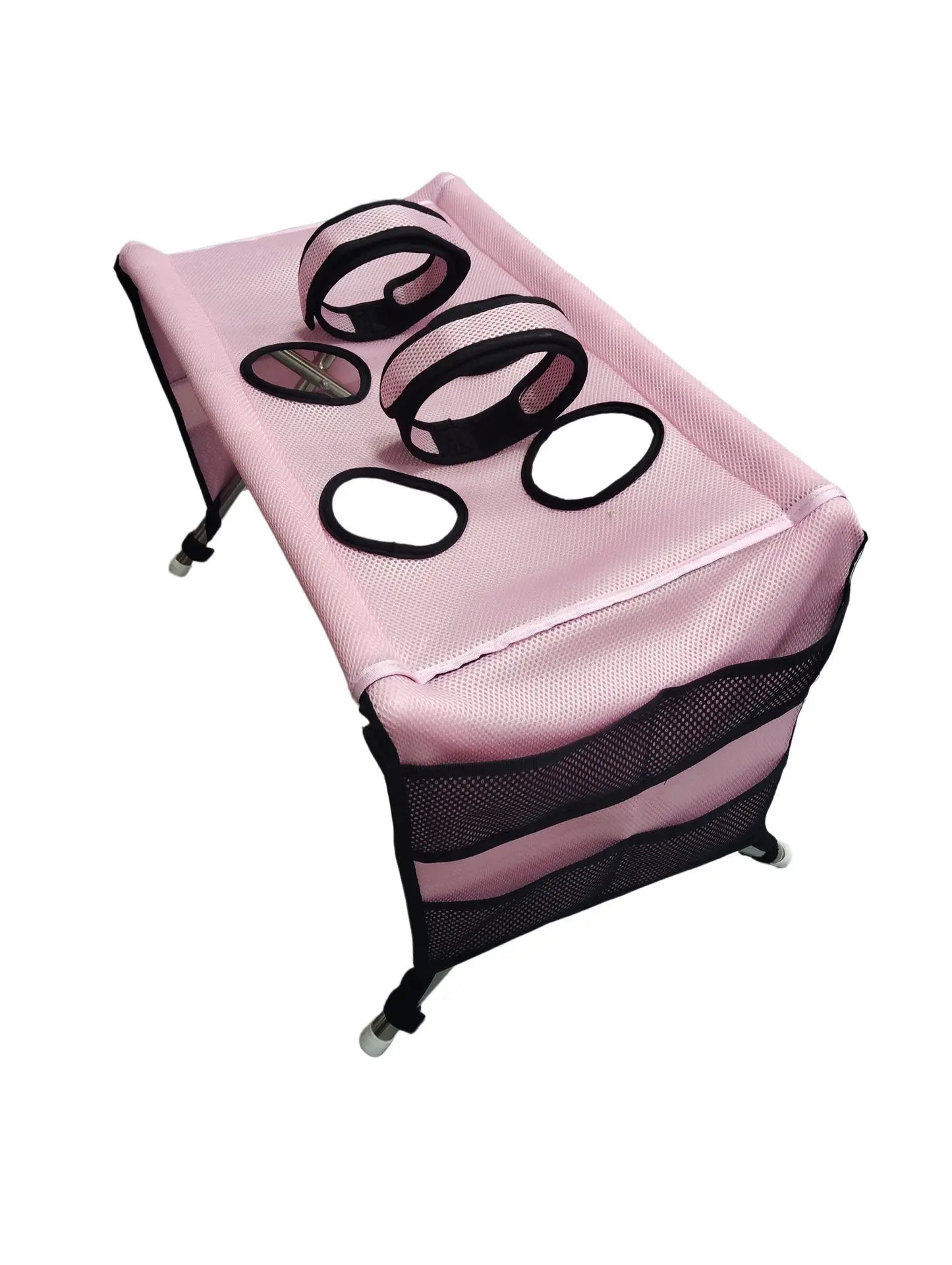 2-in-1 Foldable Pet Grooming Station – Bathing, Nail Trimming & Everyday Grooming for Small Pets