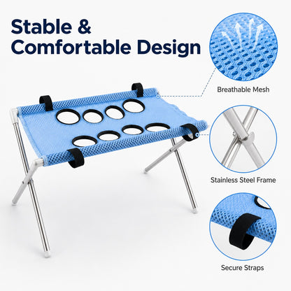 2-in-1 Foldable Pet Grooming Station – Bathing, Nail Trimming & Everyday Grooming for Small Pets